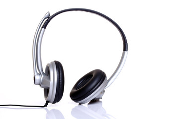 Fototapeta na wymiar headphones isolated on white