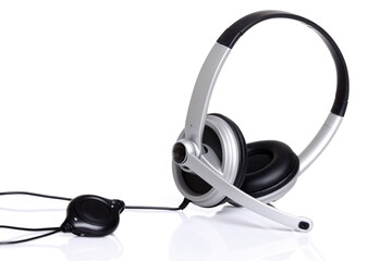 headphones isolated on white