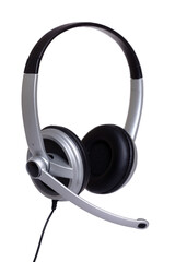 headphones isolated on white