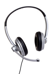 headphones isolated on white