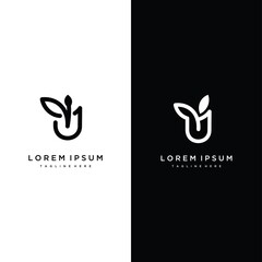 Letter U Logo Design Template