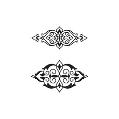 ornament for frame artwork and pinstripe