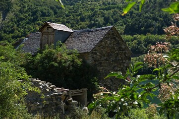 Fototapeta na wymiar Town of Lanuza in Huesca, Spain.