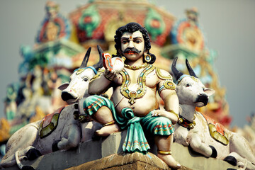 Detailed Carving of Kapaleeshwar Temple, Chennai, India