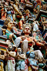 Detailed Carving of Kapaleeshwar Temple, Chennai, India