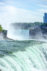 Niagara Falls American Falls and Bridal Veil Falls USA