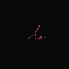 LM Initial Isolated Logo for Identity