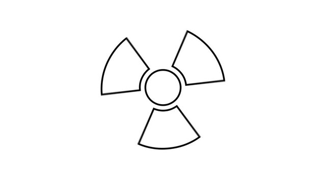 radioactive flat nuclear flat icon flat radioactive animation nuclear animation icon animation radioactive warning nuclear warning icon warning radioactive danger nuclear danger icon danger