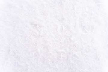 Closeup einer Schneedecke