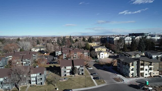Fort Collins Colorado student condos during the COVID pandemic near CSU