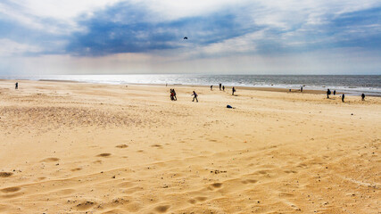 Der Nordstrand auf der Insel Texel, Niederlande