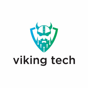 Viking Tecnology Logo Design