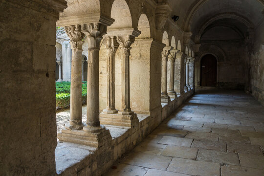 Interior courtyard of Van Gogh Sanitarium