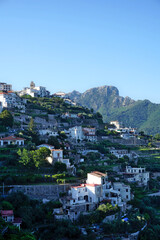 Obraz premium Ravello, backed by mountains, Amalfi Coast, Campania, Italy, Europe