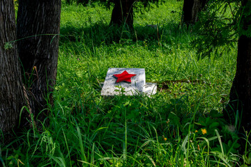 Cmentarz jeńców radzieckich  - obrazy, fototapety, plakaty