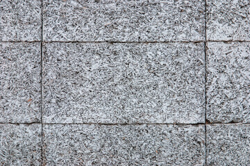Fibreboard - building material made of recycled wood compressed into boards
