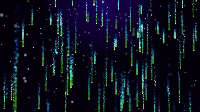 background with string particle lights