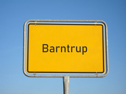 Ortsschild Barntrup
