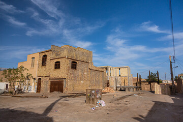 イラン　カーシャーンの町並み