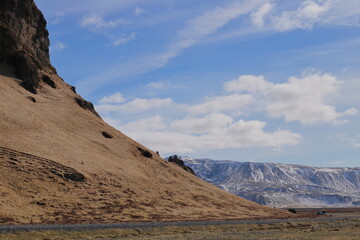 Þórsmerkurvegur, Hvolsvöllur/Iceland; Apr. 15, 2017. Photographs of an 11-day 4x4 trip through Iceland. Day 2. From Reykjavík to Vík í Mýrdal.