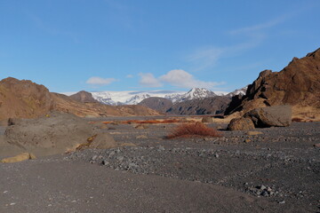 Þórsmerkurvegur, Hvolsvöllur/Iceland; Apr. 15, 2017. Photographs of an 11-day 4x4 trip through Iceland. Day 2. From Reykjavík to Vík í Mýrdal.