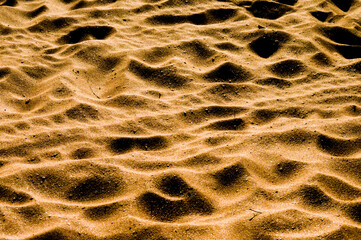 texture of the sand
