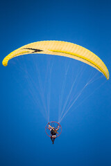 paraglider in the sky