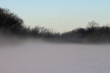 Mist on the Fox River