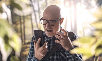 Poor mobile phone signal in a remote location