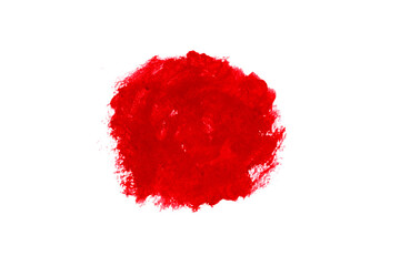 red watercolor brush