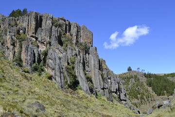 Forest of rocks in the mountains of Cajamarca, Perú.