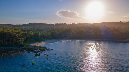 Sunday sunset at the beach