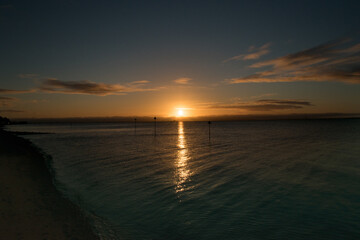 Sunrise on beach 2