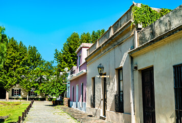 Fototapeta premium Traditional architecture of Colonia del Sacramento in Uruguay