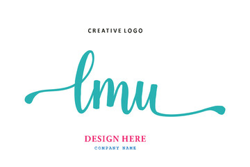 LMU lettering logo is simple, easy to understand and authoritative