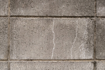 背景素材　住宅の塀　コンクリートブロック