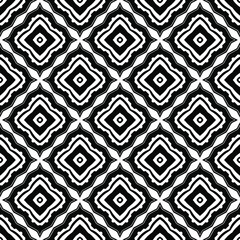 Black and white texture. Abstract seamless geometric pattern.