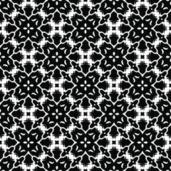 Black and white texture. Abstract seamless geometric pattern.