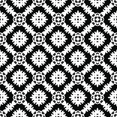 Black and white texture. Abstract seamless geometric pattern.