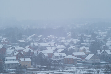 winter morning in the village