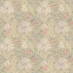 abstract digital flower design pattern on     backgorund1ok