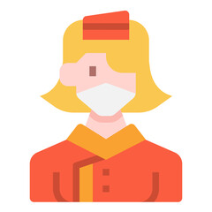 Reception icon for web element , webpage, application, card, printing, social media, posts etc.