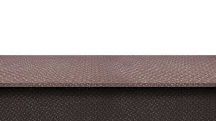 Table top metal floor plate diamond pattern, Used for display or montage your products, isolated on white background