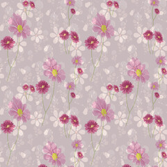 Fototapeta na wymiar abstract digital flower design pattern on backgorund1ok