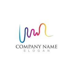 Sound waves vector illustration