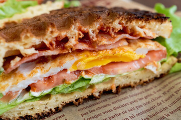 ワッフル　サンドイッチ