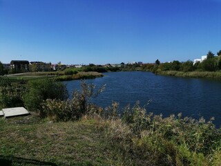 Obraz premium view of the lake