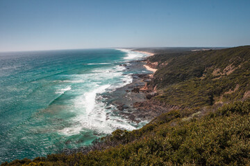 Summer in Australia, beautiful coast in Melbourne.