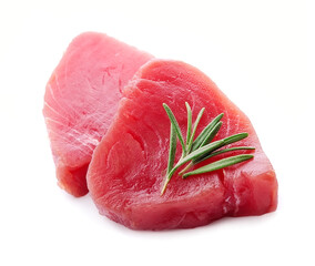 Steak of tuna fish with rosemary