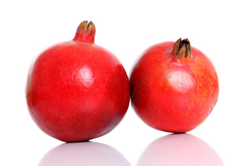 pomegranate isolated on white background